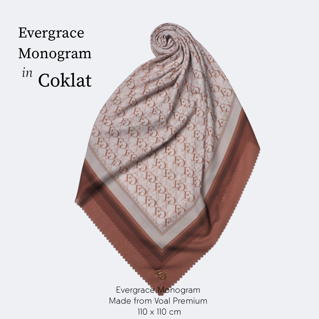 Evergrace Monogram Coklat