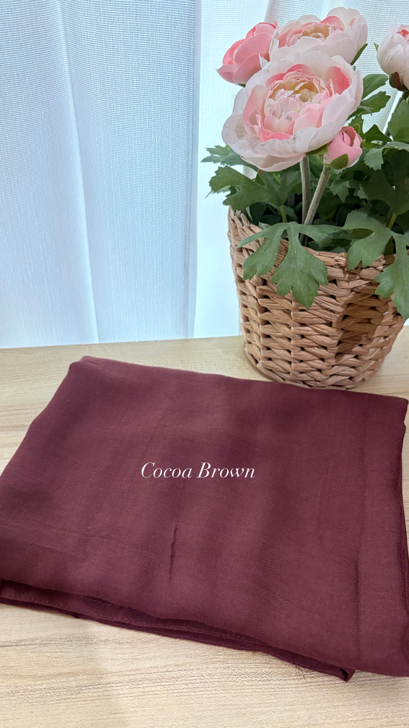 Evergrace Pashmina Viscose Bamboo Cocoa Brown