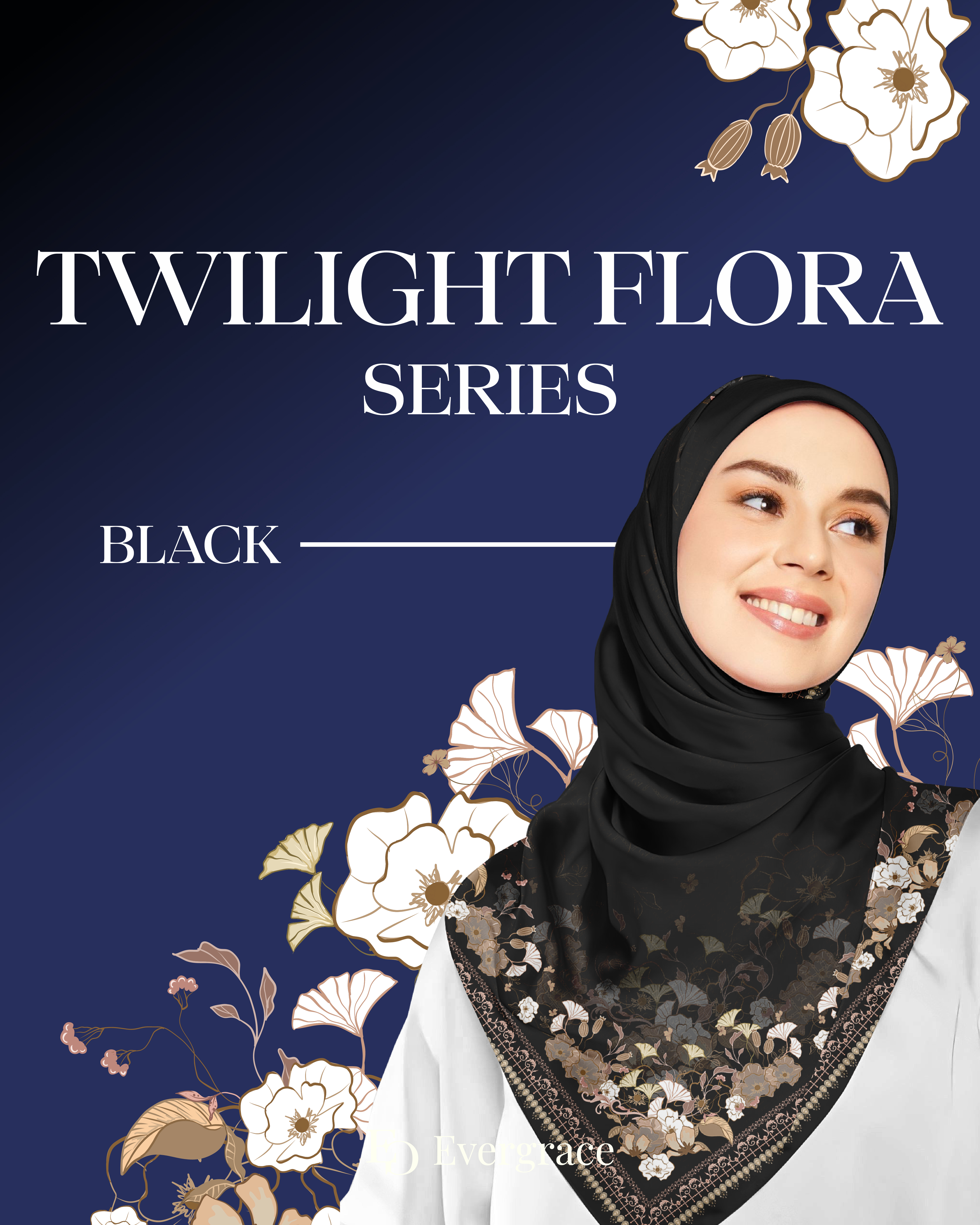 Evergrace Twilight Flora Hitam