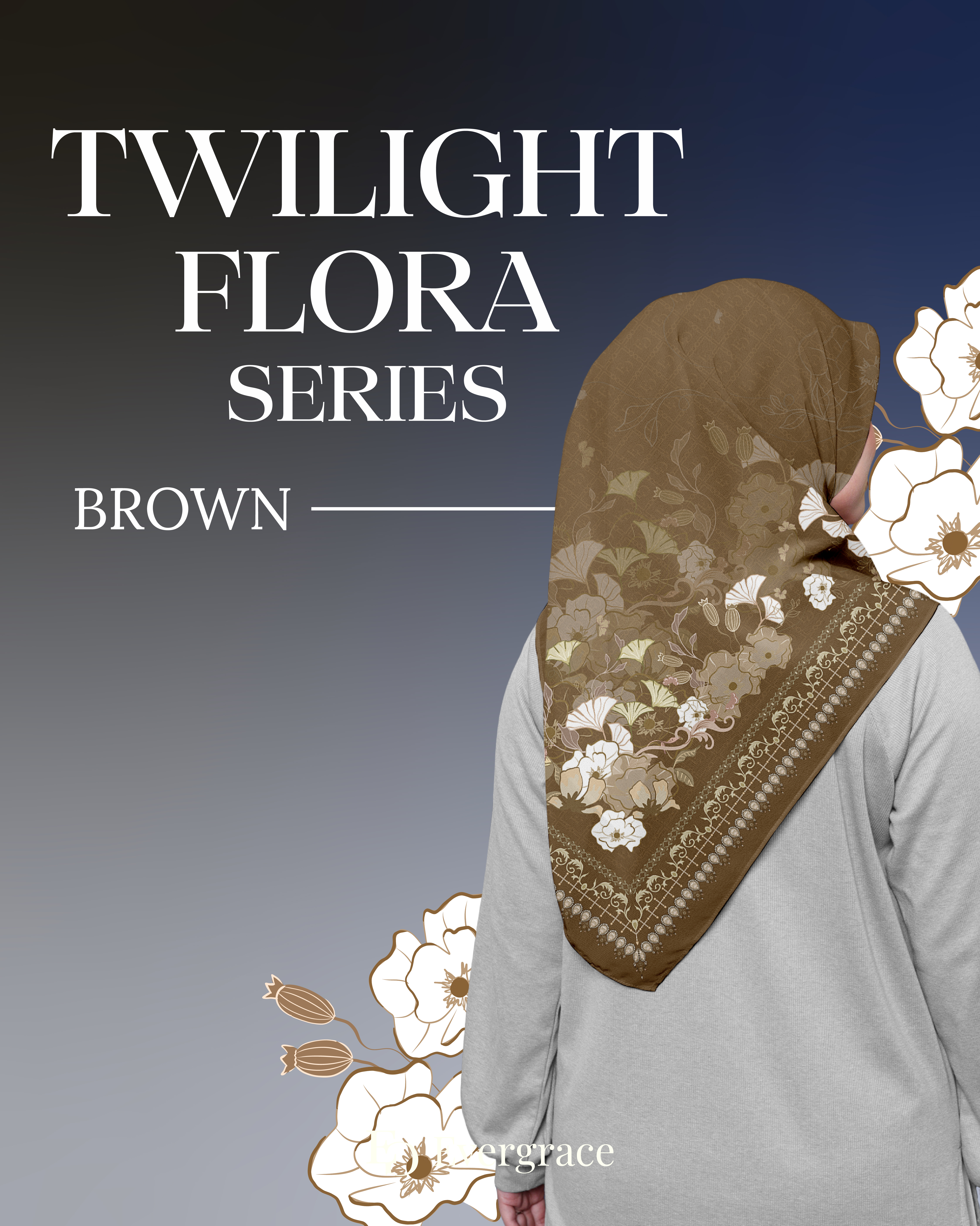 Evergrace Twilight Flora Coklat