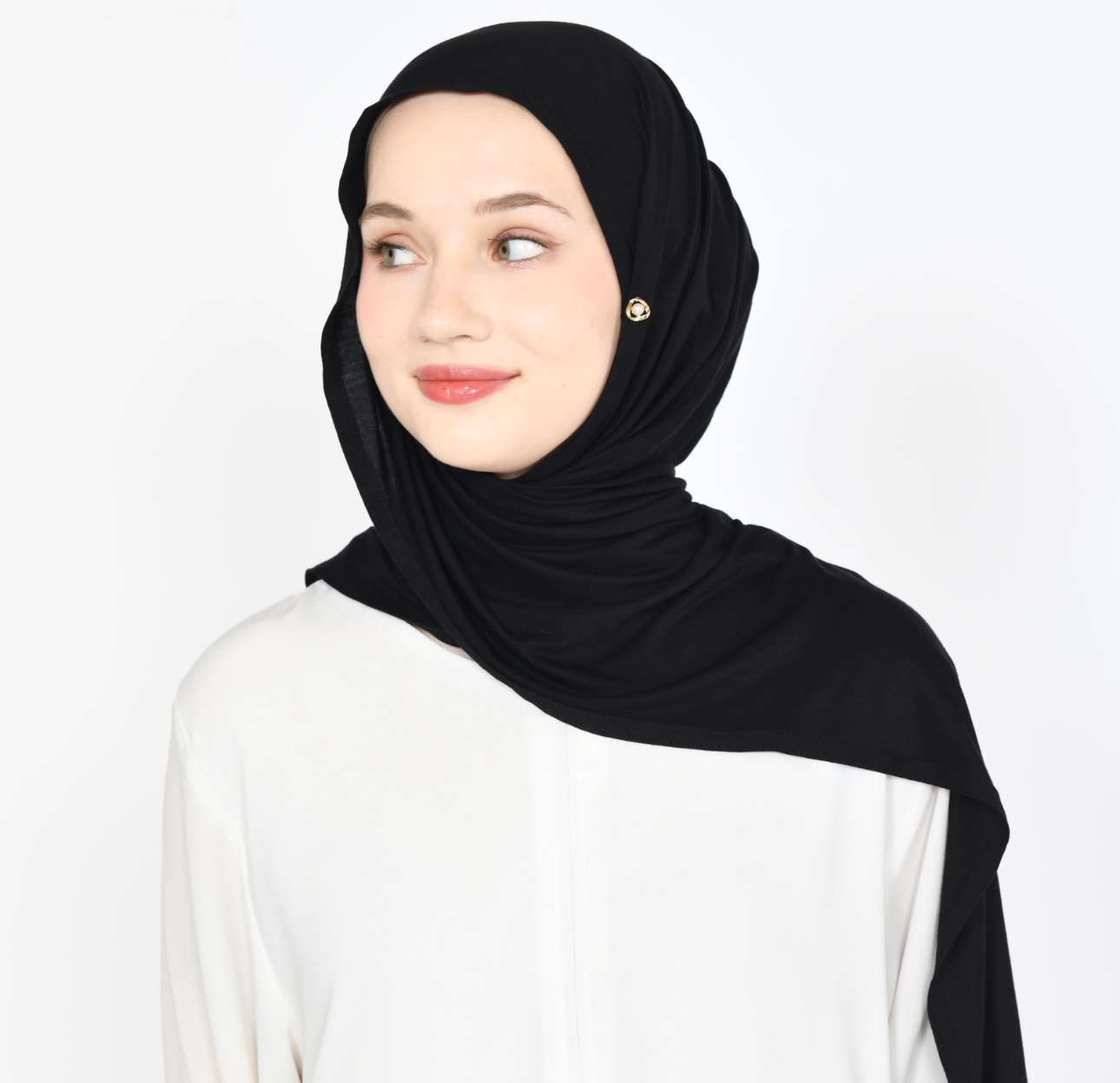 Evergrace Viscose Rayon Shawl Hitam