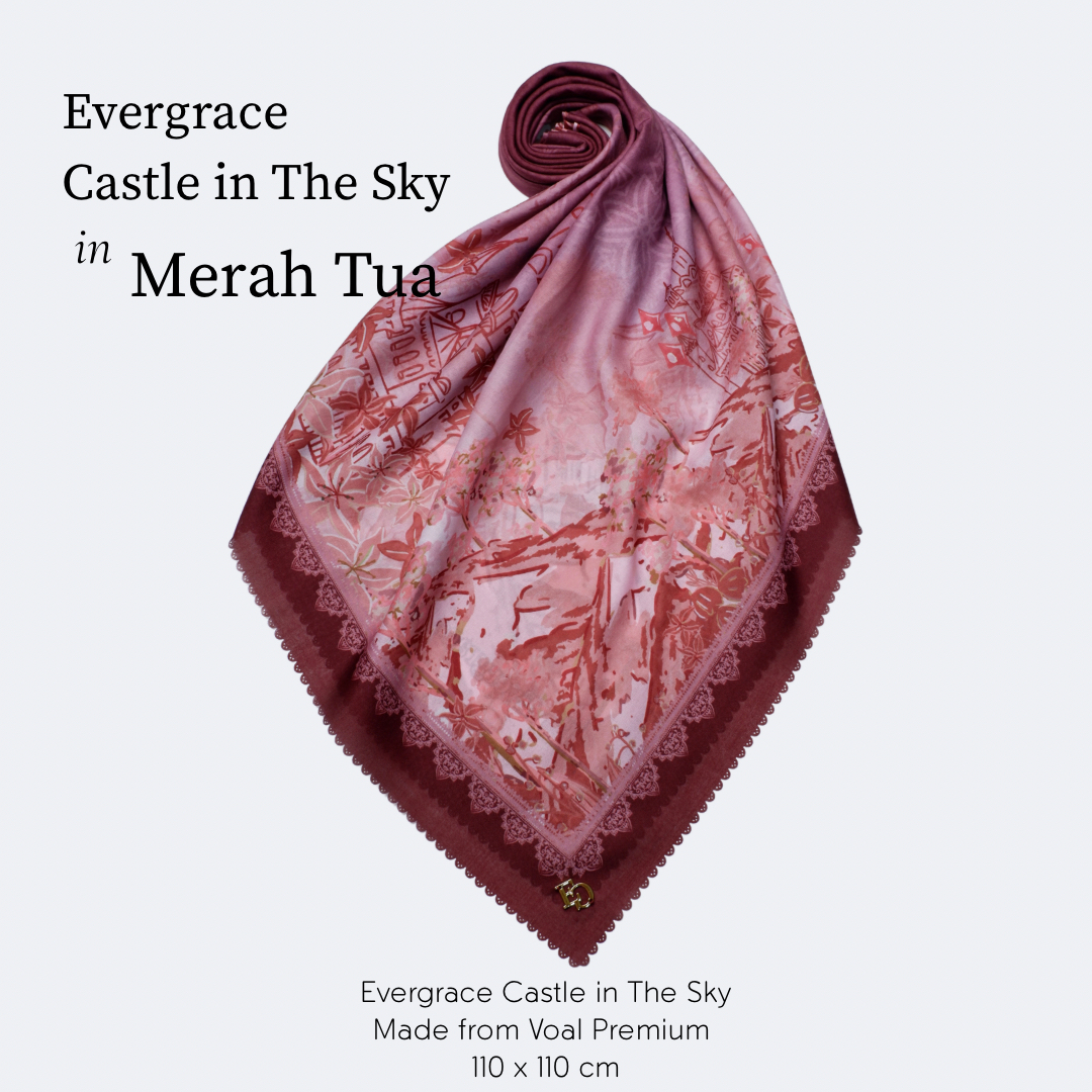 Evergrace Castle In The Sky Merah Tua
