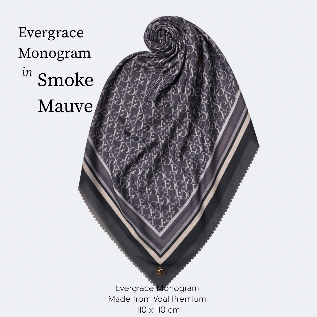 Evergrace Monogram Smoke Mauve