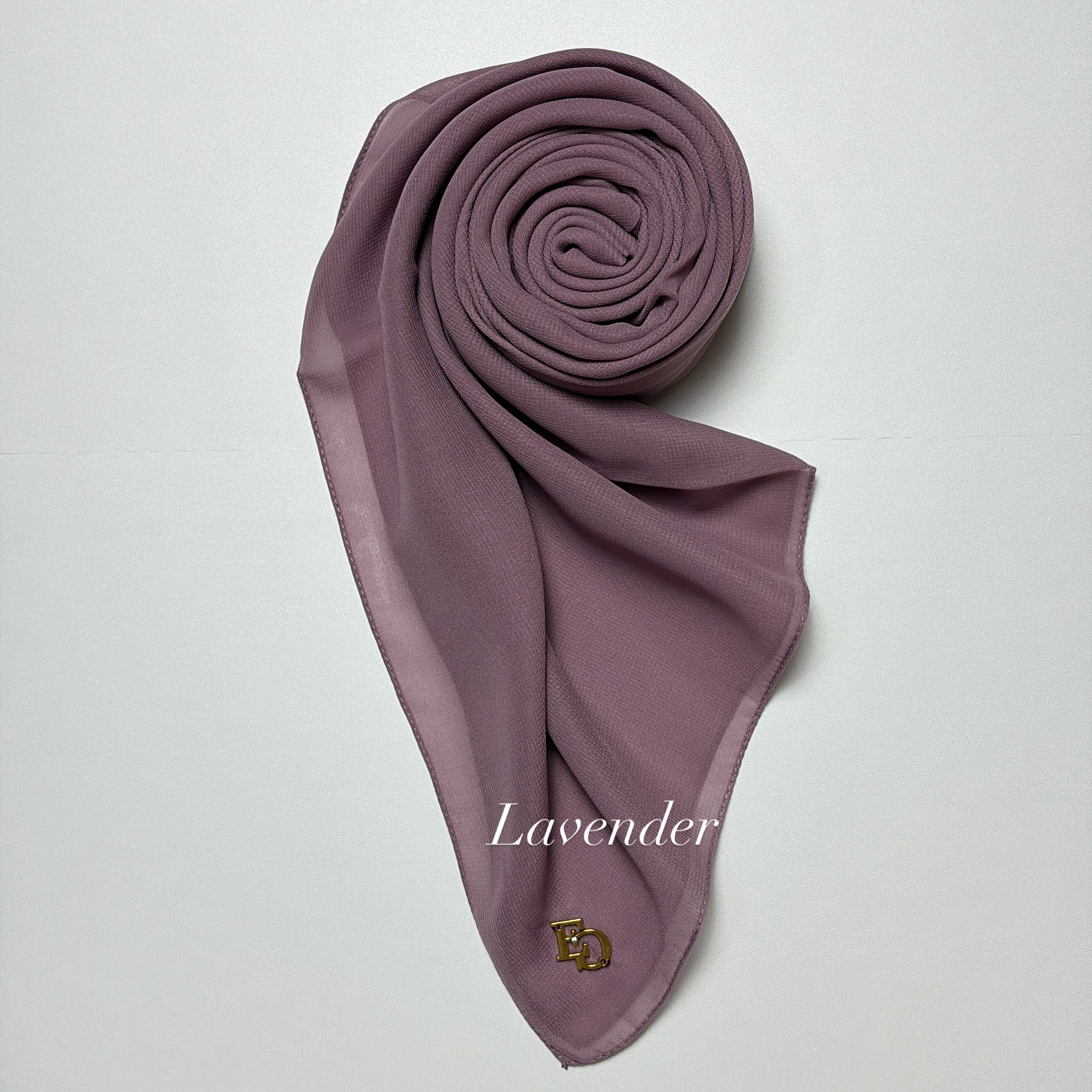 Evergrace Pollycotton Plain Square Lavender