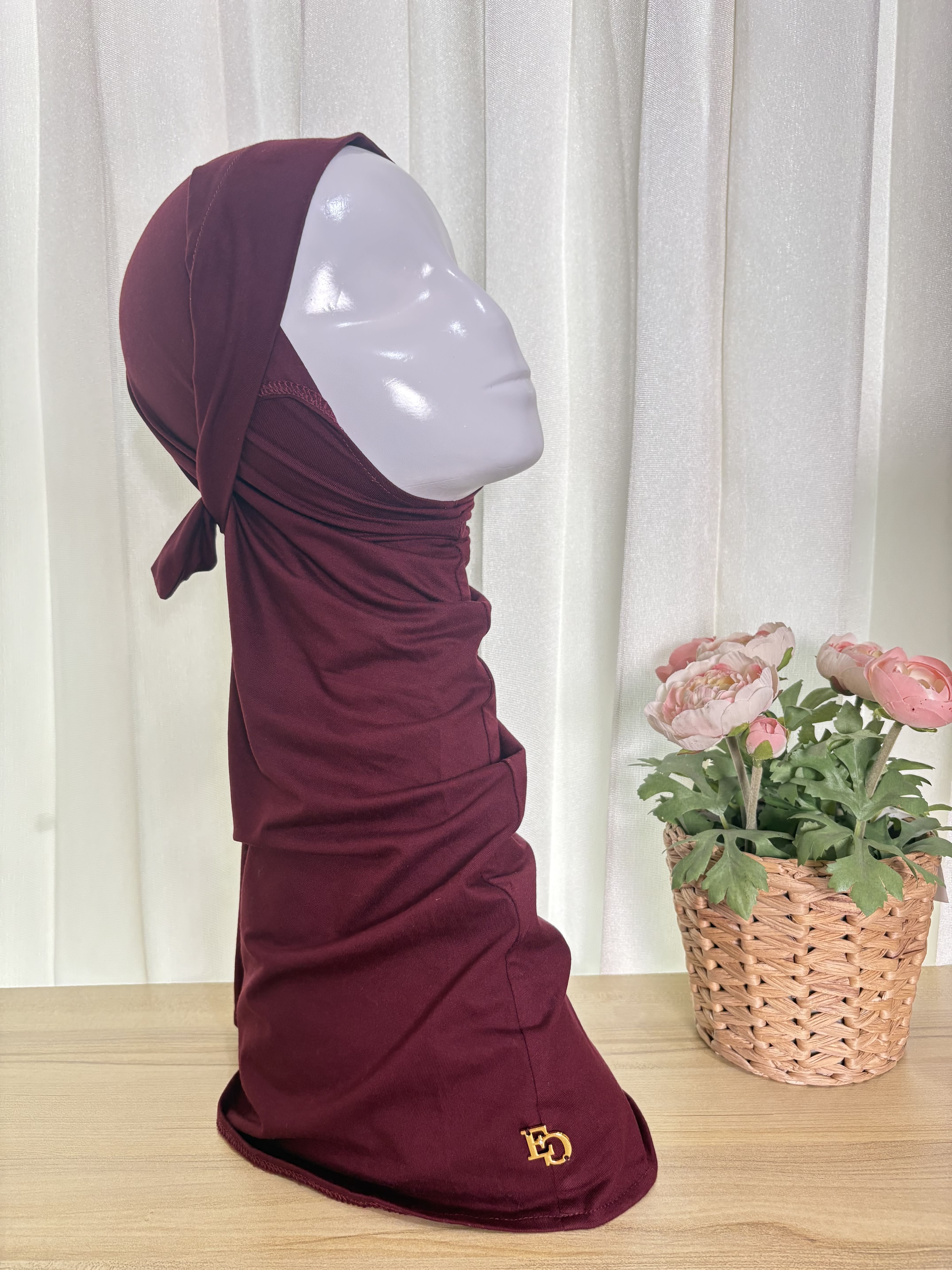 Evergrace Instant Hijab Maroon