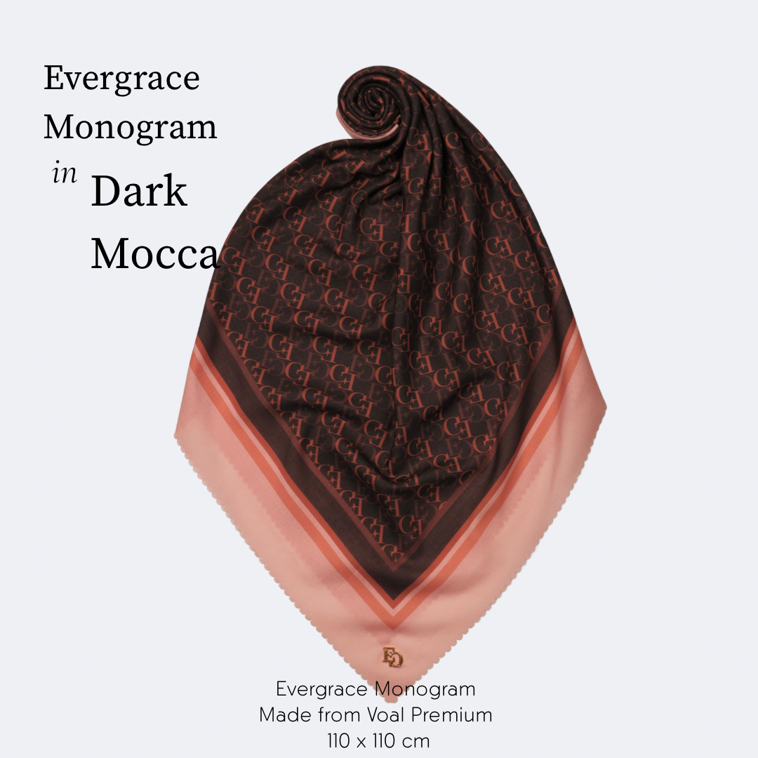 Evergrace Monogram Dark Mocca