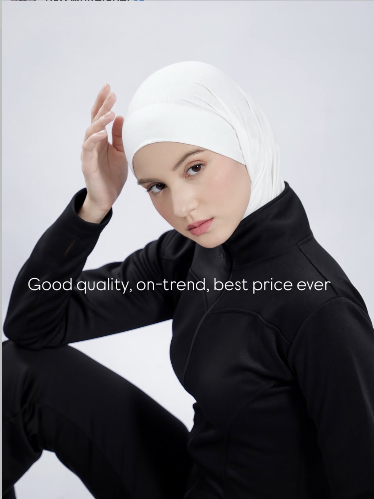 Evergrace Instant Hijab Broken White