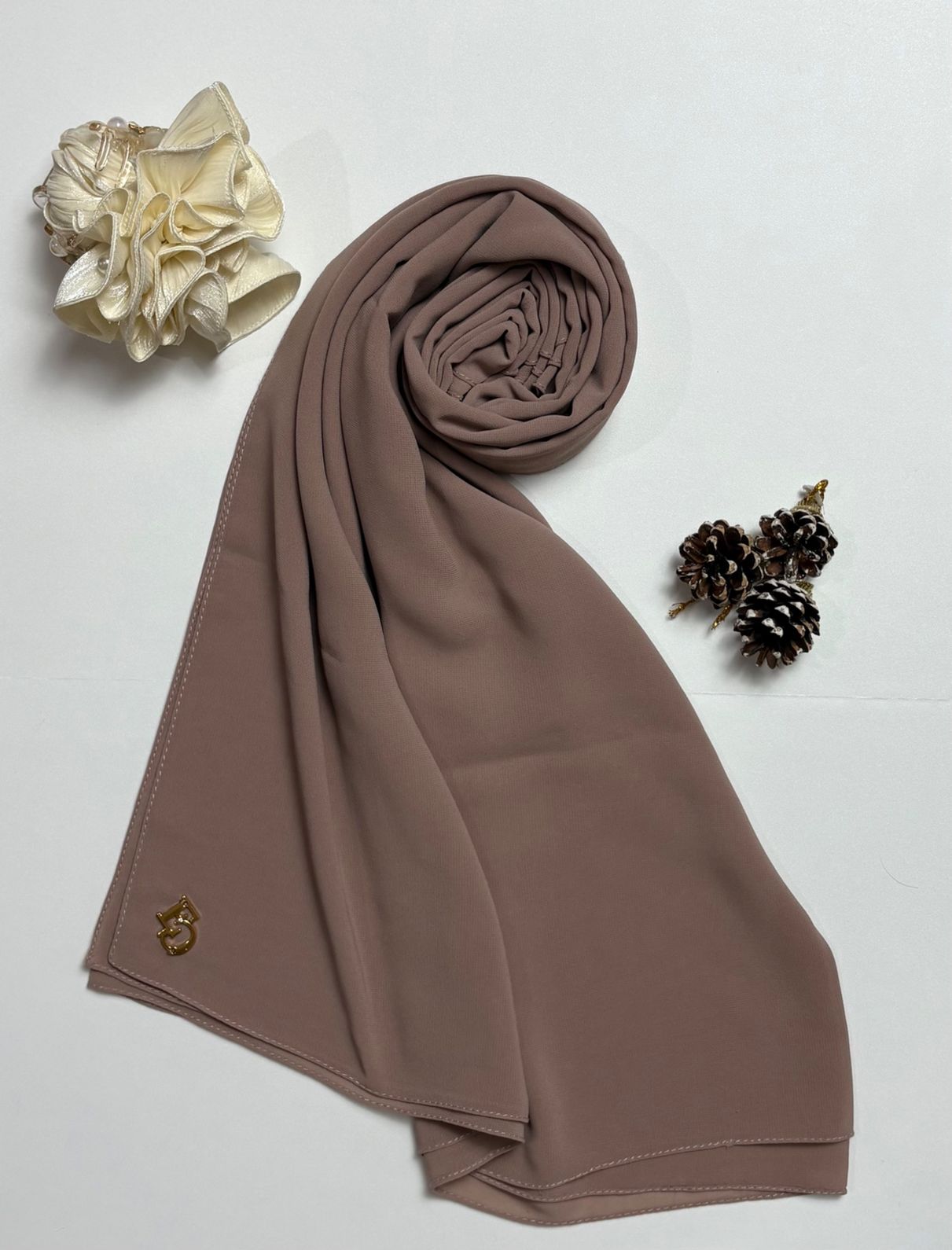 Evergrace Pashmina Ceruty BabyDoll Dusty Pink